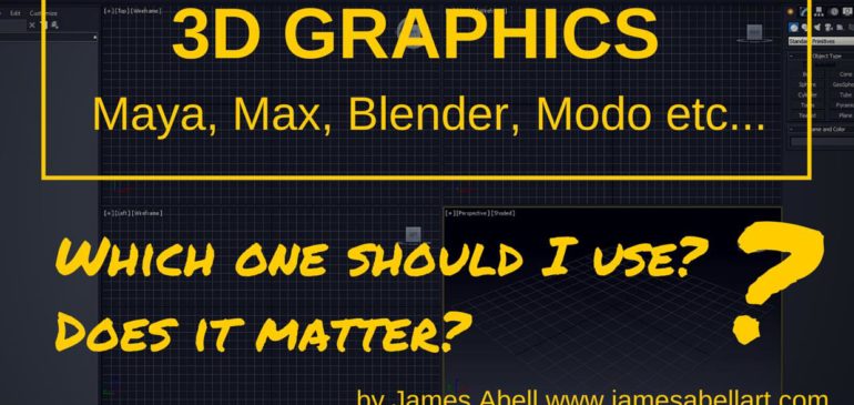 3ds Max, Maya, Blender? Which 3d graphics software should I use?