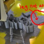 Ant leg printing failure