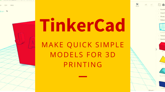 make simple 3d prints with tinkercad
