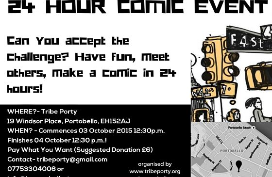 The 24 Hour Comic – Join Us On The Day!